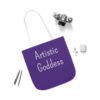 Artistic Goddess Canvas Tote Bag