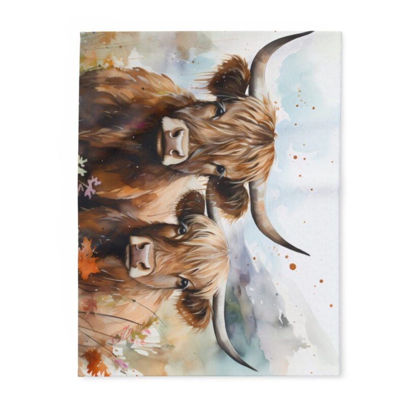 Highland Cows Arctic Fleece Blanket