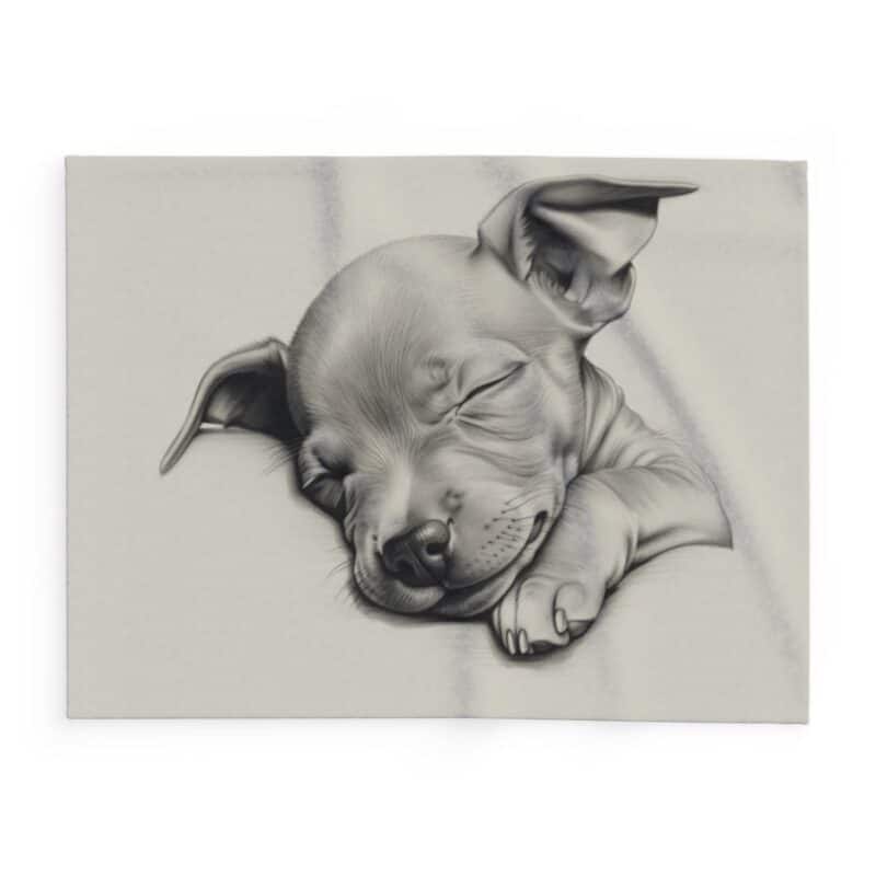 American Hairless Terrier Arctic Fleece Blanket