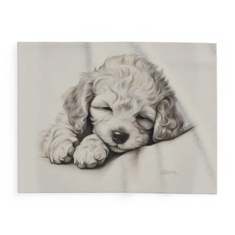 Poodle Arctic Fleece Blanket