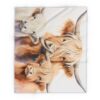 Highland Cows Arctic Fleece Blanket