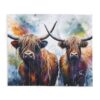 Highland Cows Arctic Fleece Blanket