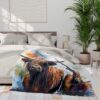 Highland Cows Arctic Fleece Blanket