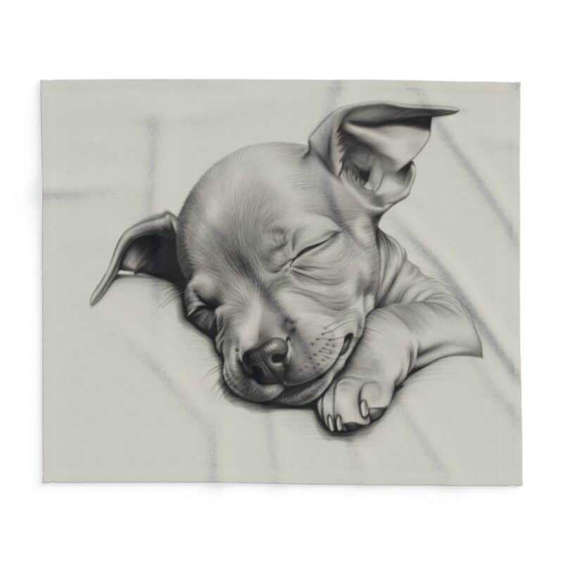 American Hairless Terrier Arctic Fleece Blanket