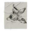 American Hairless Terrier Arctic Fleece Blanket