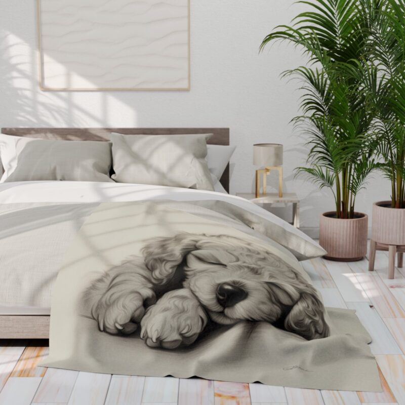 Poodle Arctic Fleece Blanket