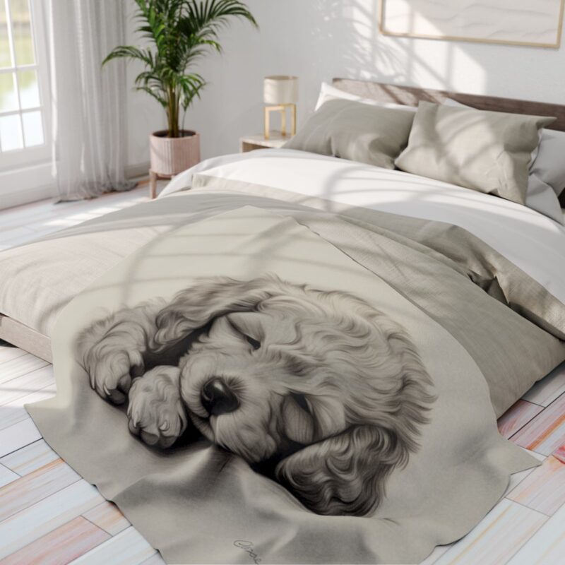 Poodle Arctic Fleece Blanket