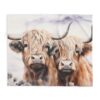 Highland Cows Arctic Fleece Blanket