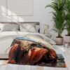 Highland Cows Arctic Fleece Blanket