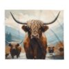 Highland Cows Arctic Fleece Blanket