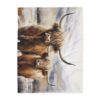 Highland Cows Arctic Fleece Blanket