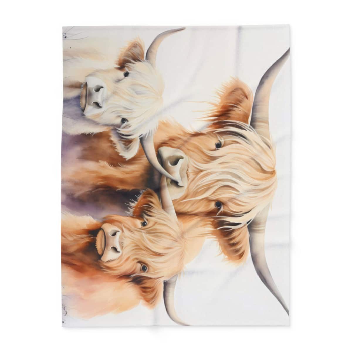 Highland Cows Arctic Fleece Blanket