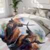 Highland Cows Arctic Fleece Blanket