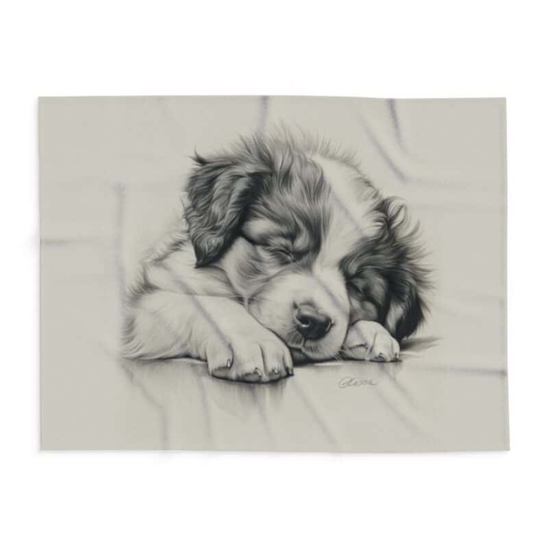 Australian Shepherd Dog Arctic Fleece Blanket