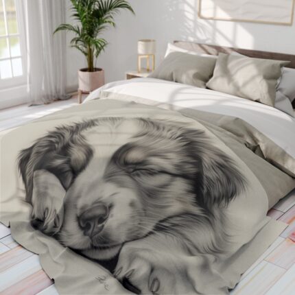 Australian Shepherd Dog Arctic Fleece Blanket