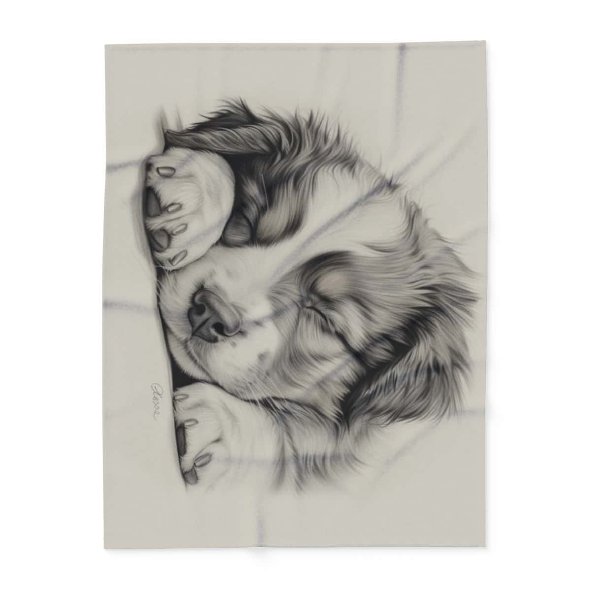 Australian Shepherd Dog Arctic Fleece Blanket