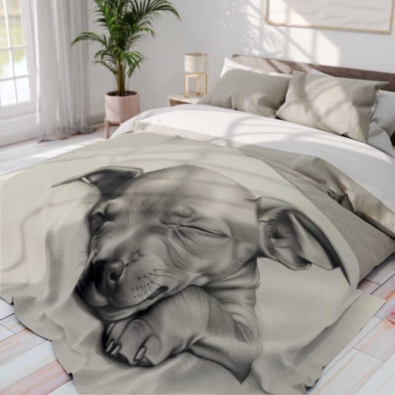 American Hairless Terrier Arctic Fleece Blanket