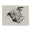 American Hairless Terrier Arctic Fleece Blanket