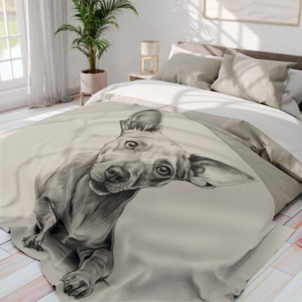 American Hairless Terrier Arctic Fleece Blanket