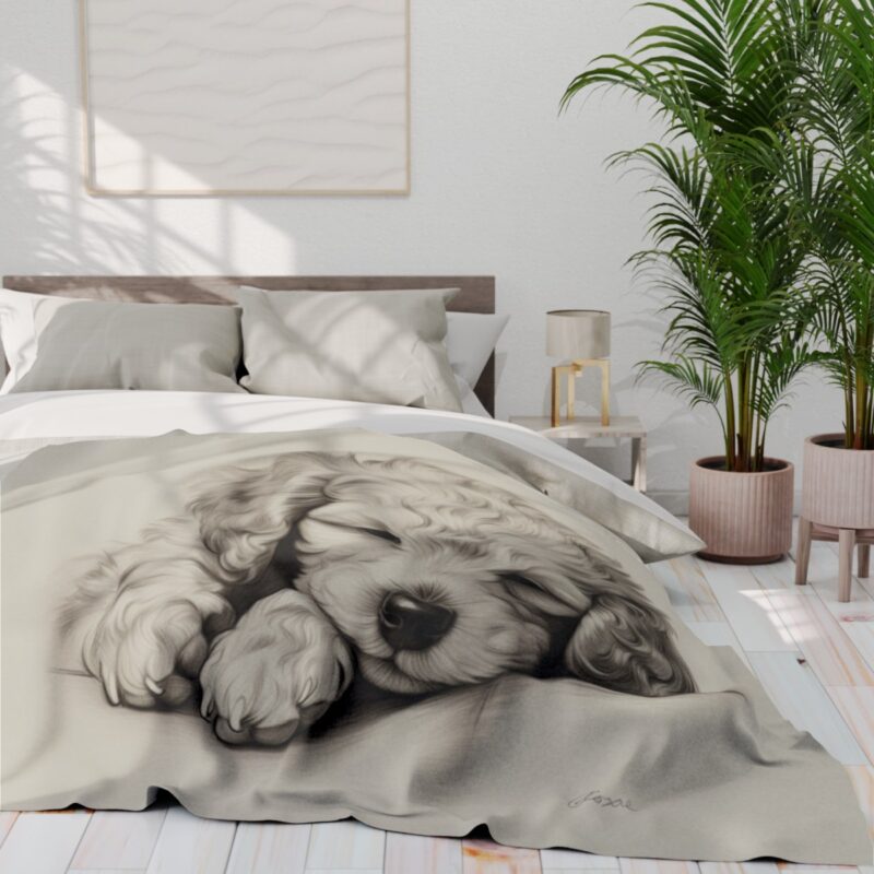 Poodle Arctic Fleece Blanket