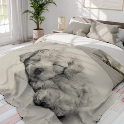 Poodle Arctic Fleece Blanket