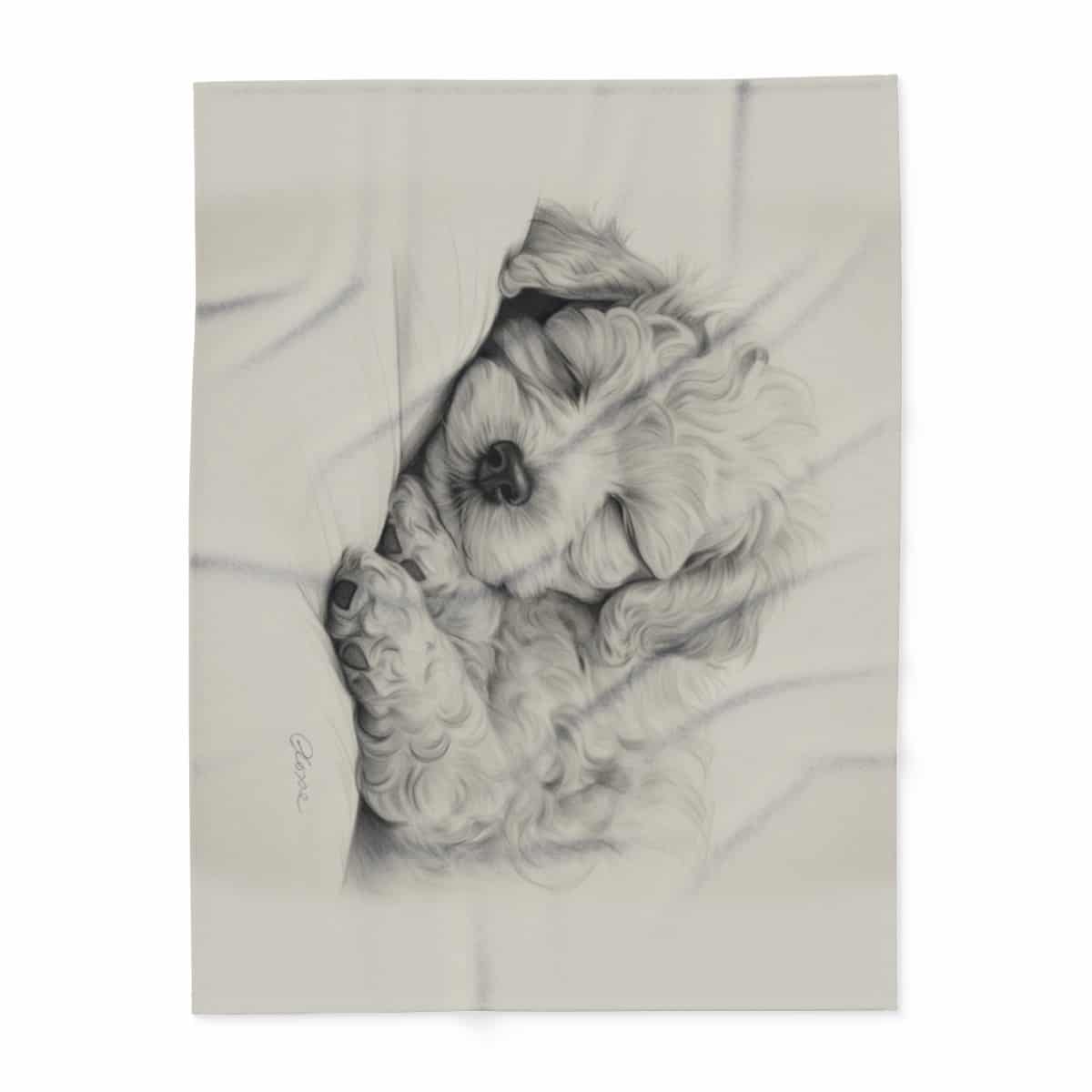 Poodle Arctic Fleece Blanket