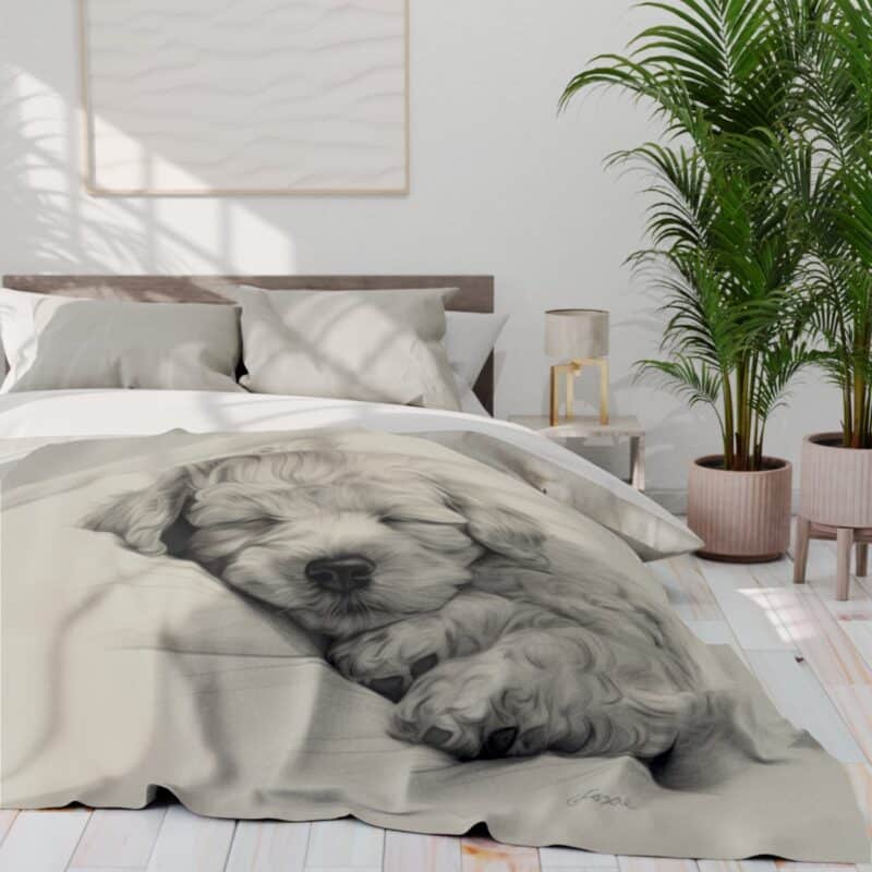 Poodle Arctic Fleece Blanket