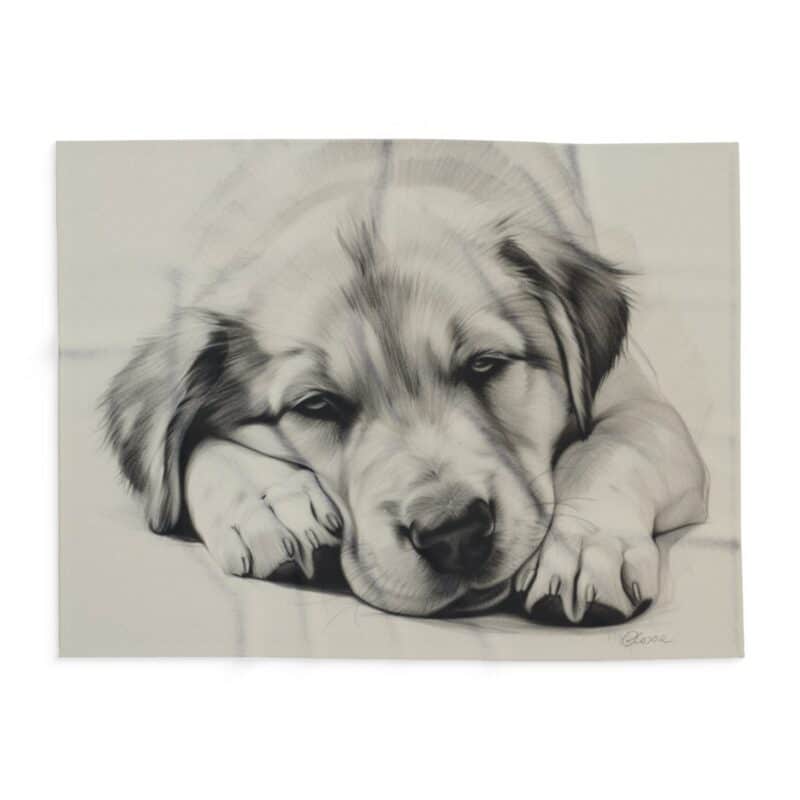 Anatolian Shepherd Dog Fleece Blanket