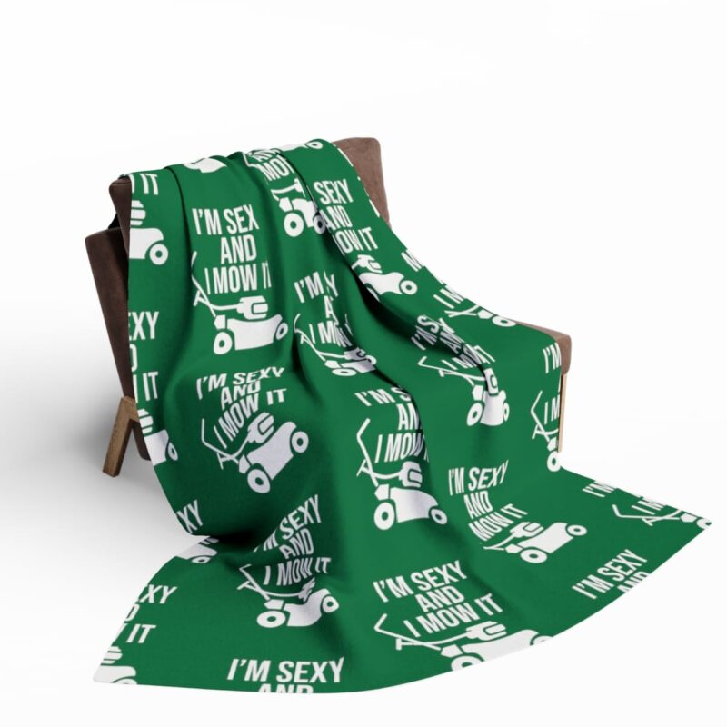 I'm Sexy and I Mow It Arctic Fleece Blanket