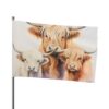 Highland Cows Flag