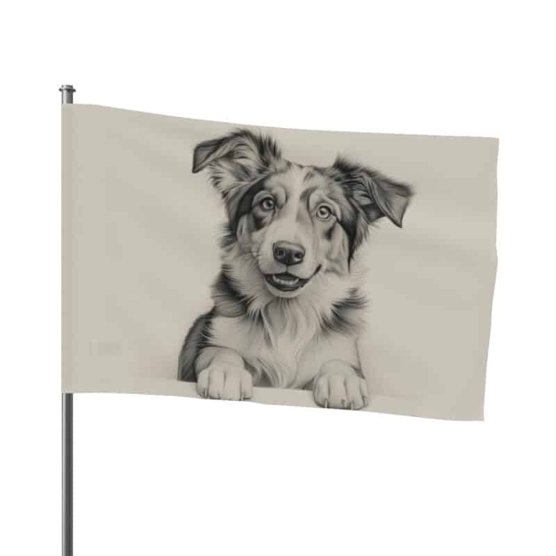 Australian Shepherd Dog Flag