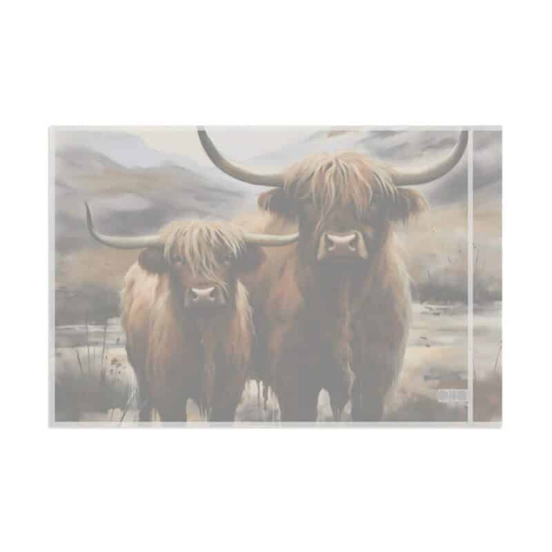 Highland Cows Flag