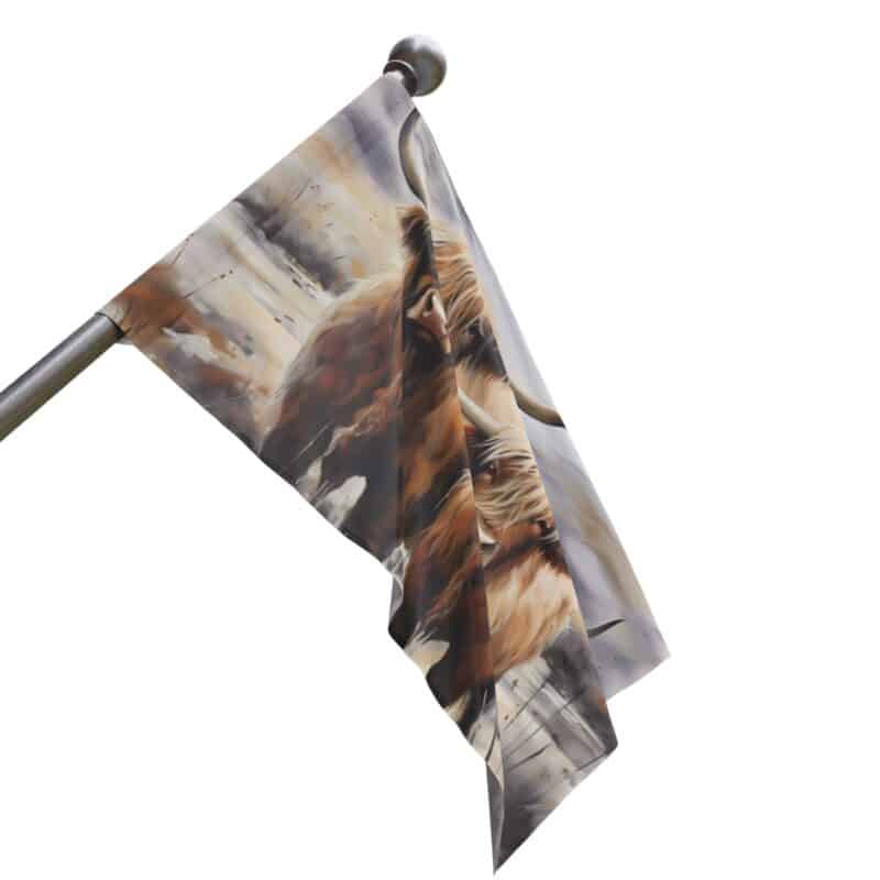 Highland Cows Flag