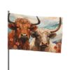 Highland Cows Flag