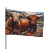 Highland Cows Flag