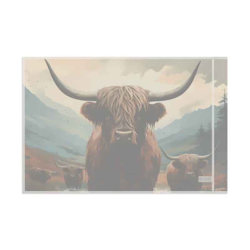 Highland Cows Flag