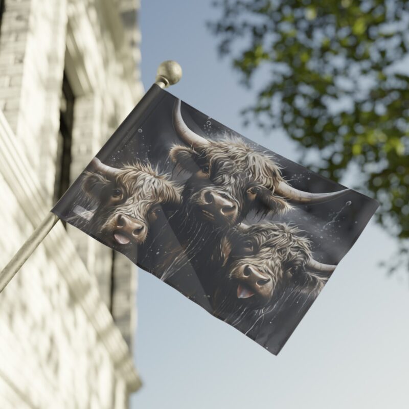 Highland Cows Flag