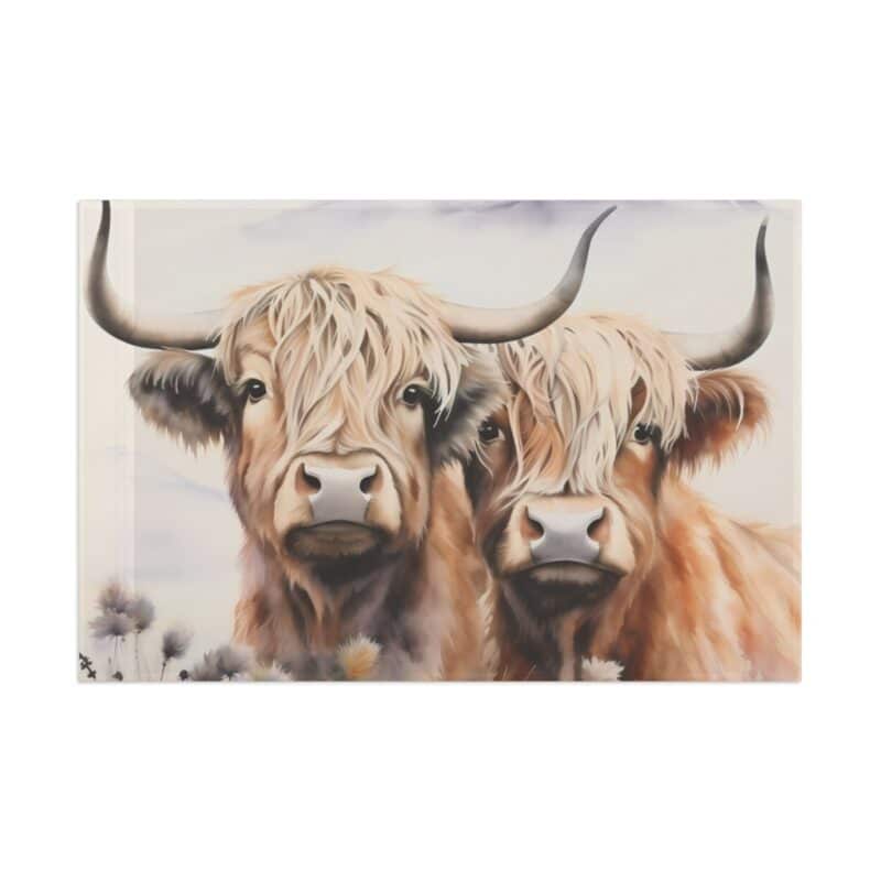 Highland Cows Flag