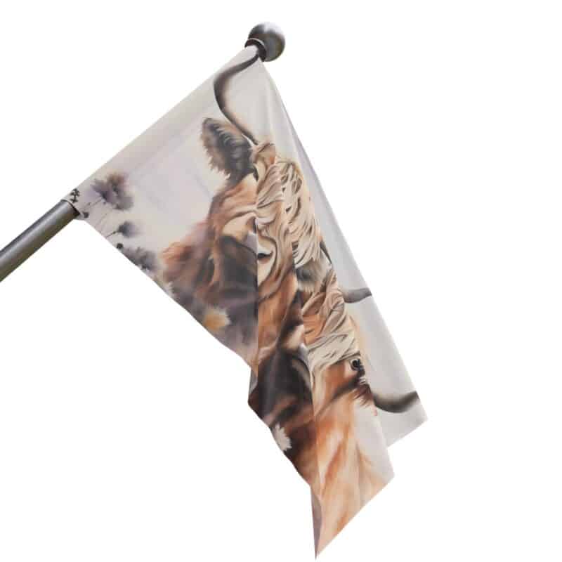 Highland Cows Flag