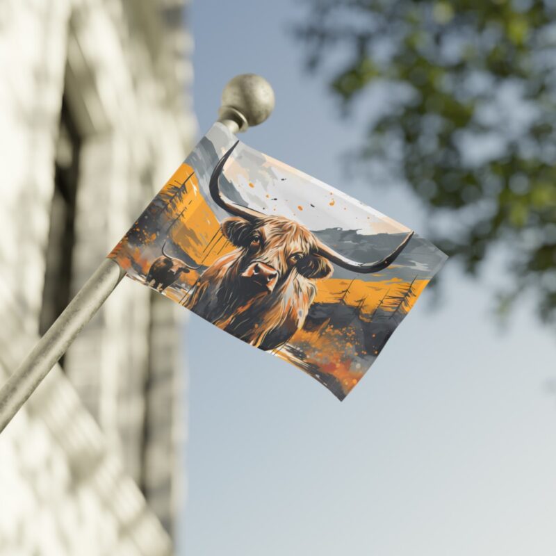 Highland Cows Flag