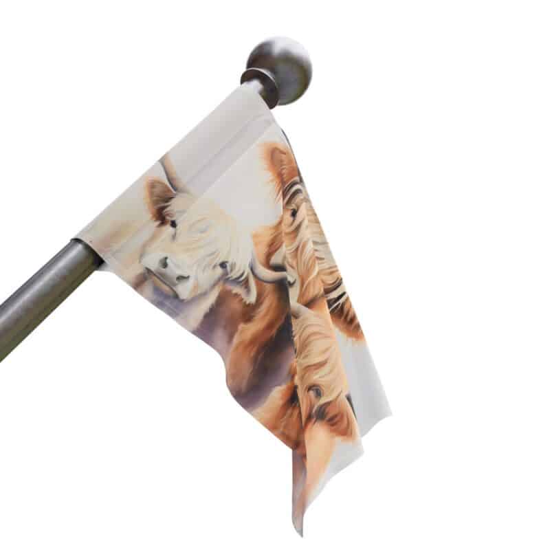 Highland Cows Flag