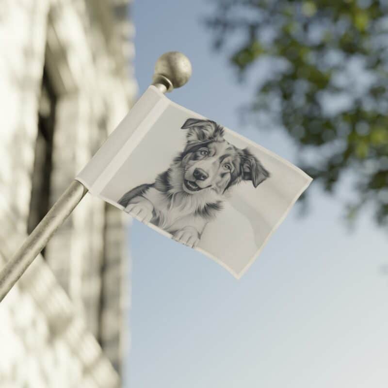 Australian Shepherd Dog Flag