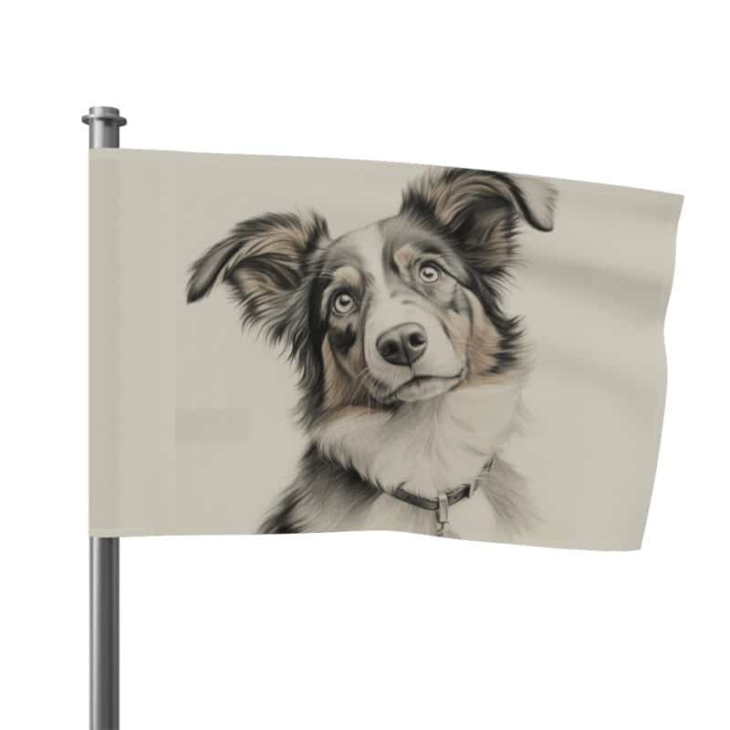 Australian Shepherd Dog Flag