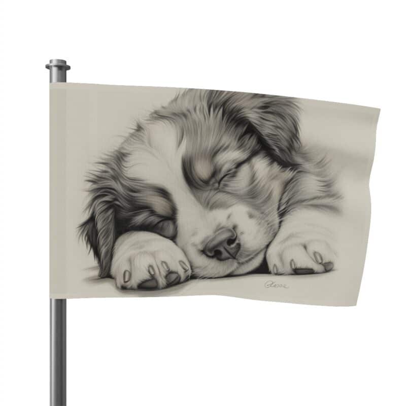 Australian Shepherd Dog Flag