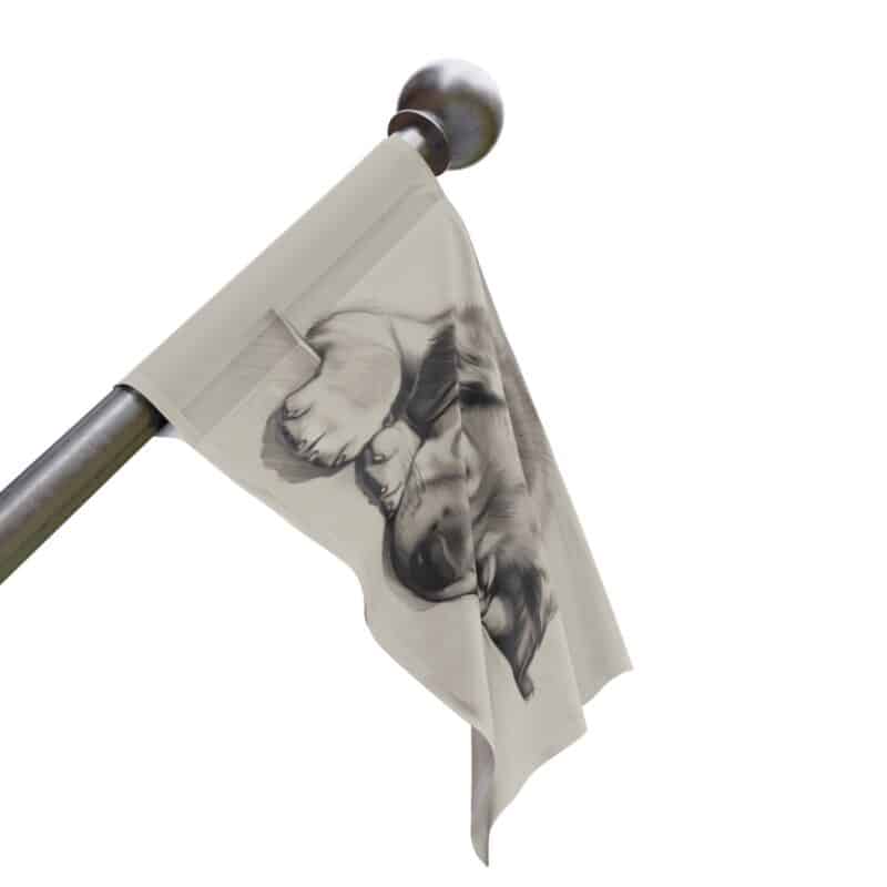 Anatolian Shepherd Dog Flag