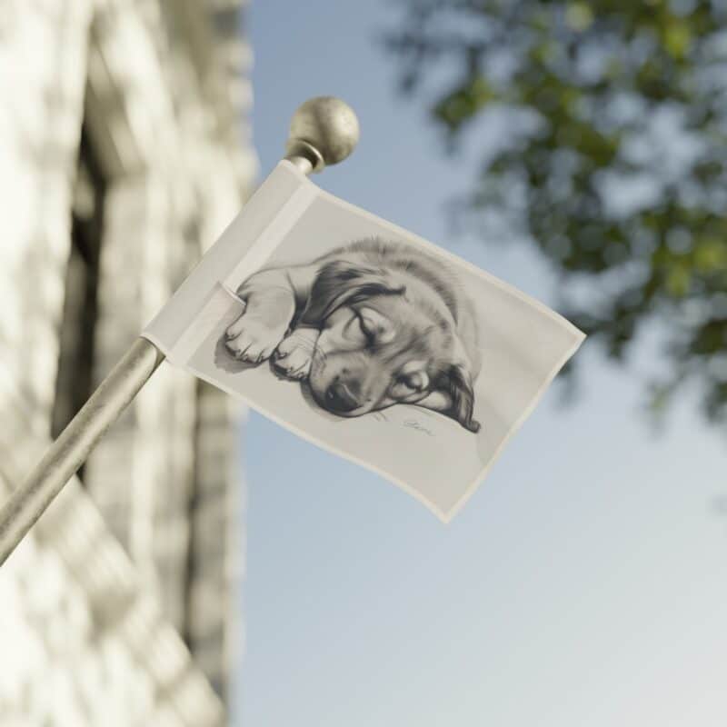 Anatolian Shepherd Dog Flag