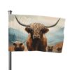 Highland Cows Flag