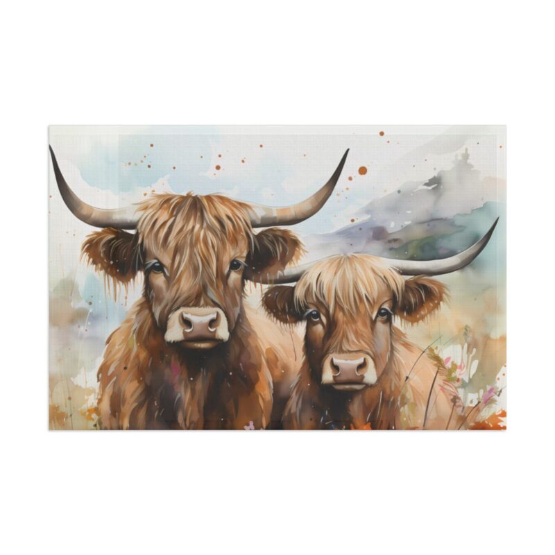 Highland Cows Flag