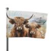 Highland Cows Flag