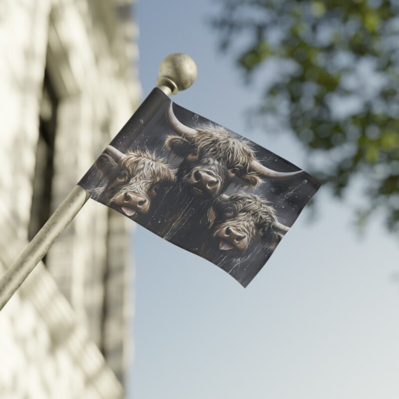 Highland Cows Flag